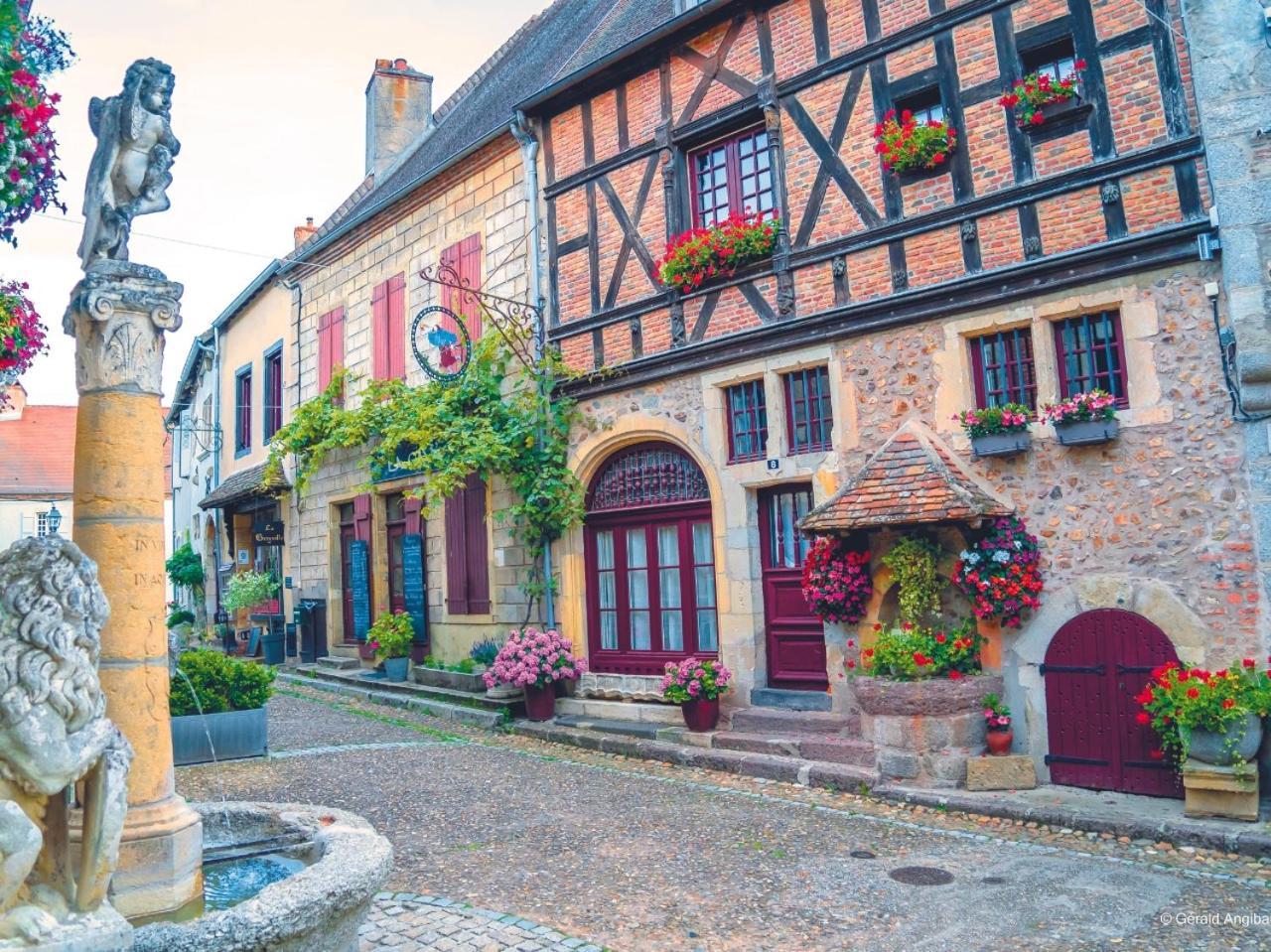 Grand Hotel De Bourbon-Lancy - Spa Et Restaurant - Logis מראה חיצוני תמונה
